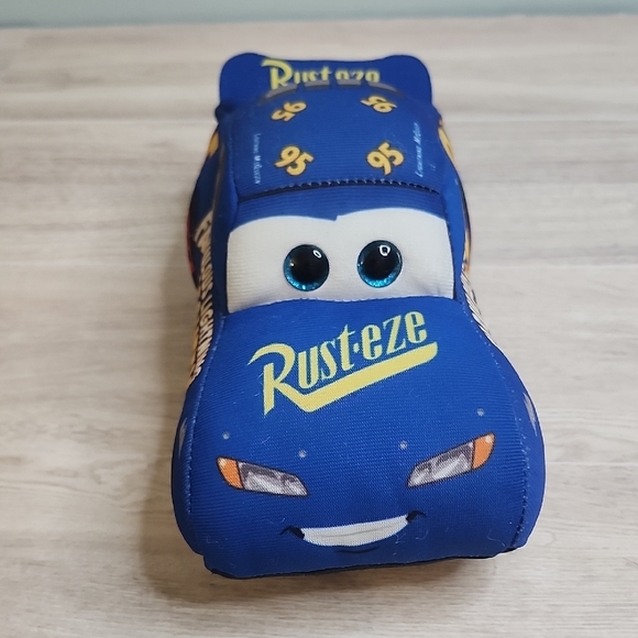 Cars Lightning McQueen Plush Toy - Blue - Picture 3 of 6
